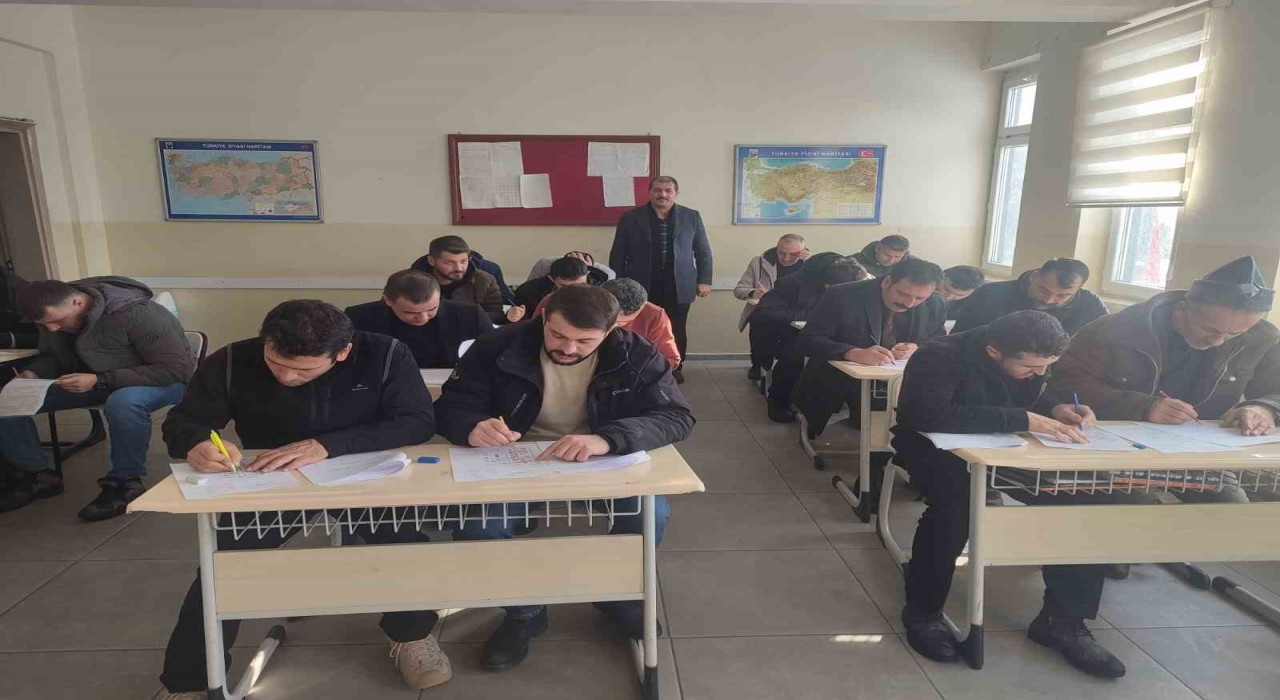 Tercanda avcılar kursu bitirip belgelerini aldılar