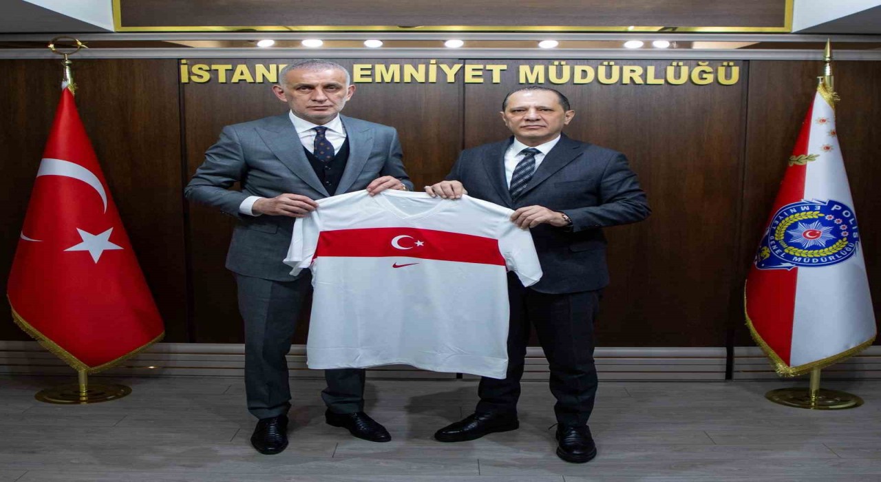 TFF Başkanı Hacıosmanoğlu, İstanbul Emniyet Müdürü Selami Yıldızı ziyaret etti