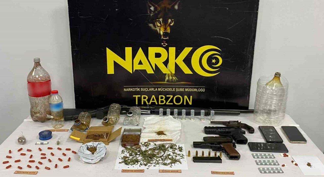 Trabzonda uyuşturucu operasyonu: 11 gözaltı