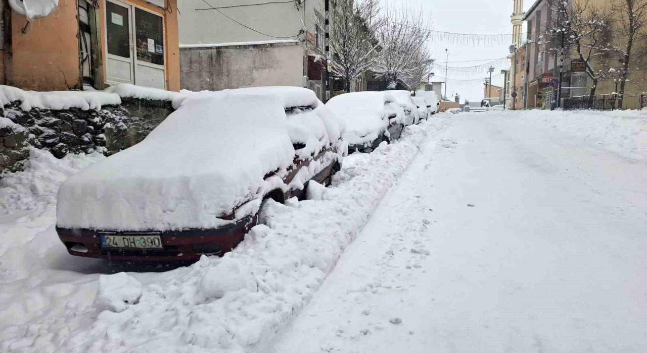 Tuncelide kar yağışı etkili olmaya başladı