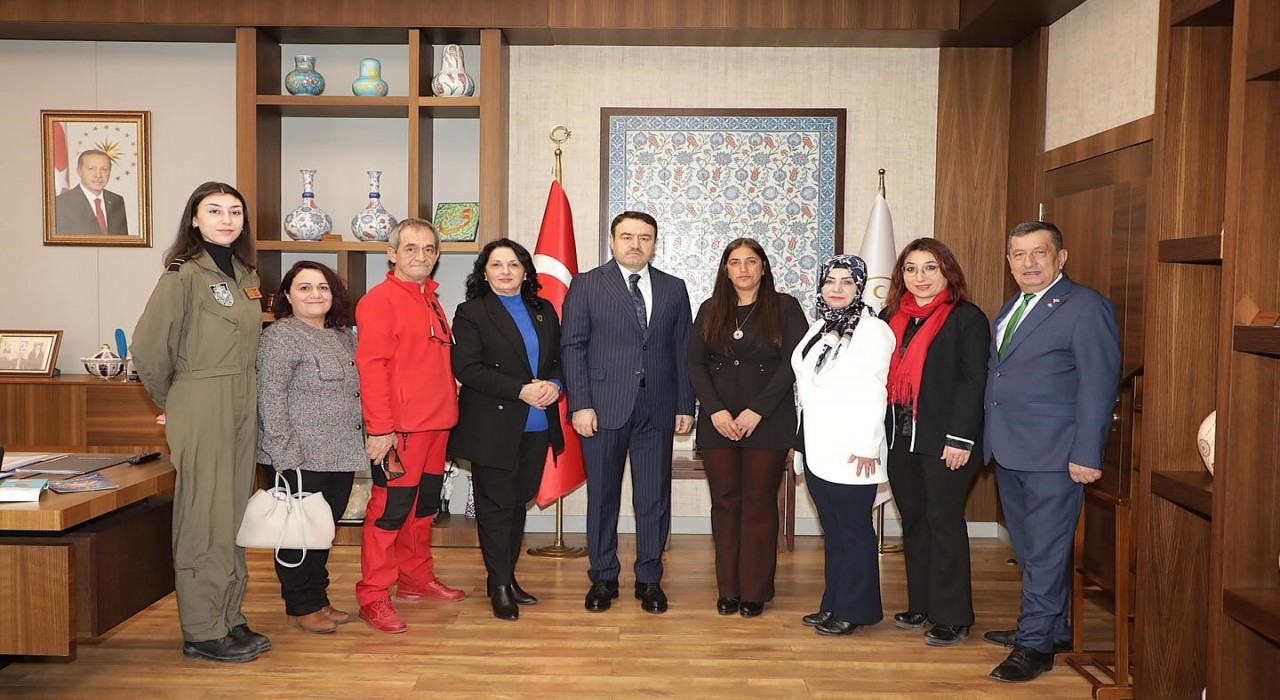 Türk Hava Kurumundan Vali Musa Işına 100üncü yıl ziyareti