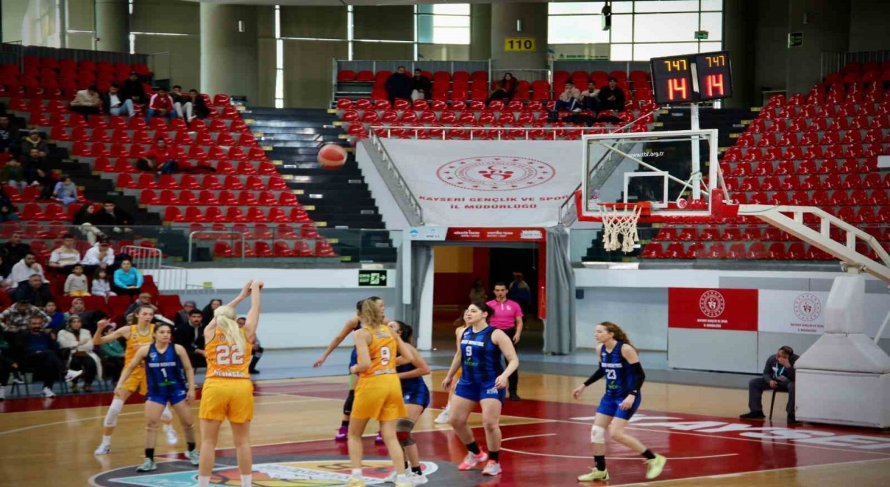 Türkiye Kadınlar Basketbol Süper Ligi: Melikgazi Kayseri Basket: 93 - Bodrum Basketbol: 43