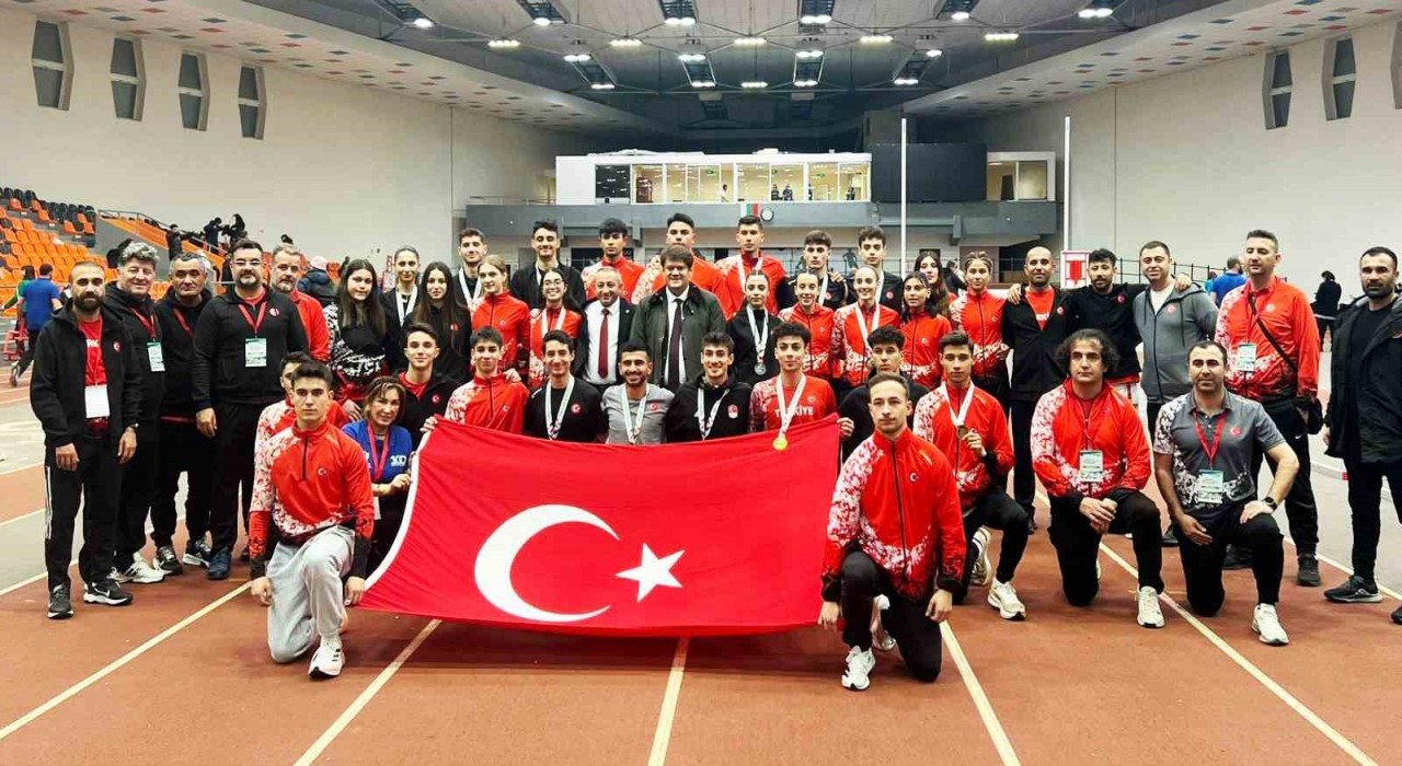 U20 Balkan Atletizm Şampiyonasında milli takım 13 madalya kazandı