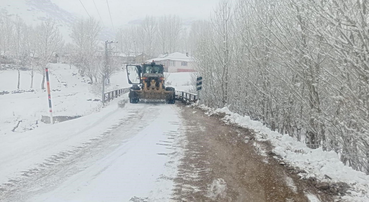 Vanda kar yağışı: 264 yerleşim yerinin yolu kapandı