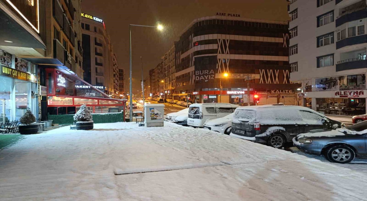Vanda yoğun kar yağışı etkili oldu