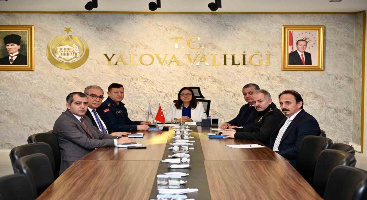 Yalovada baraj güvenliği toplantısı