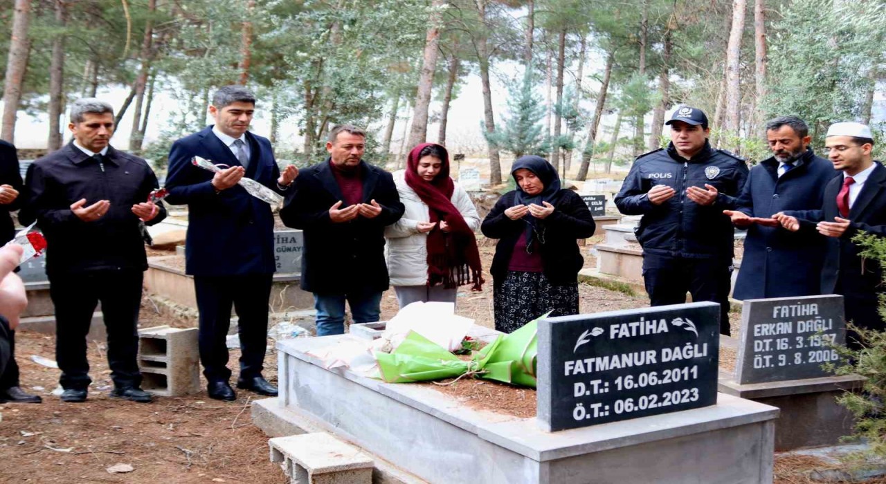 Yavuzelinde depremde hayatını kaybeden Fatmanur Dağlı anıldı
