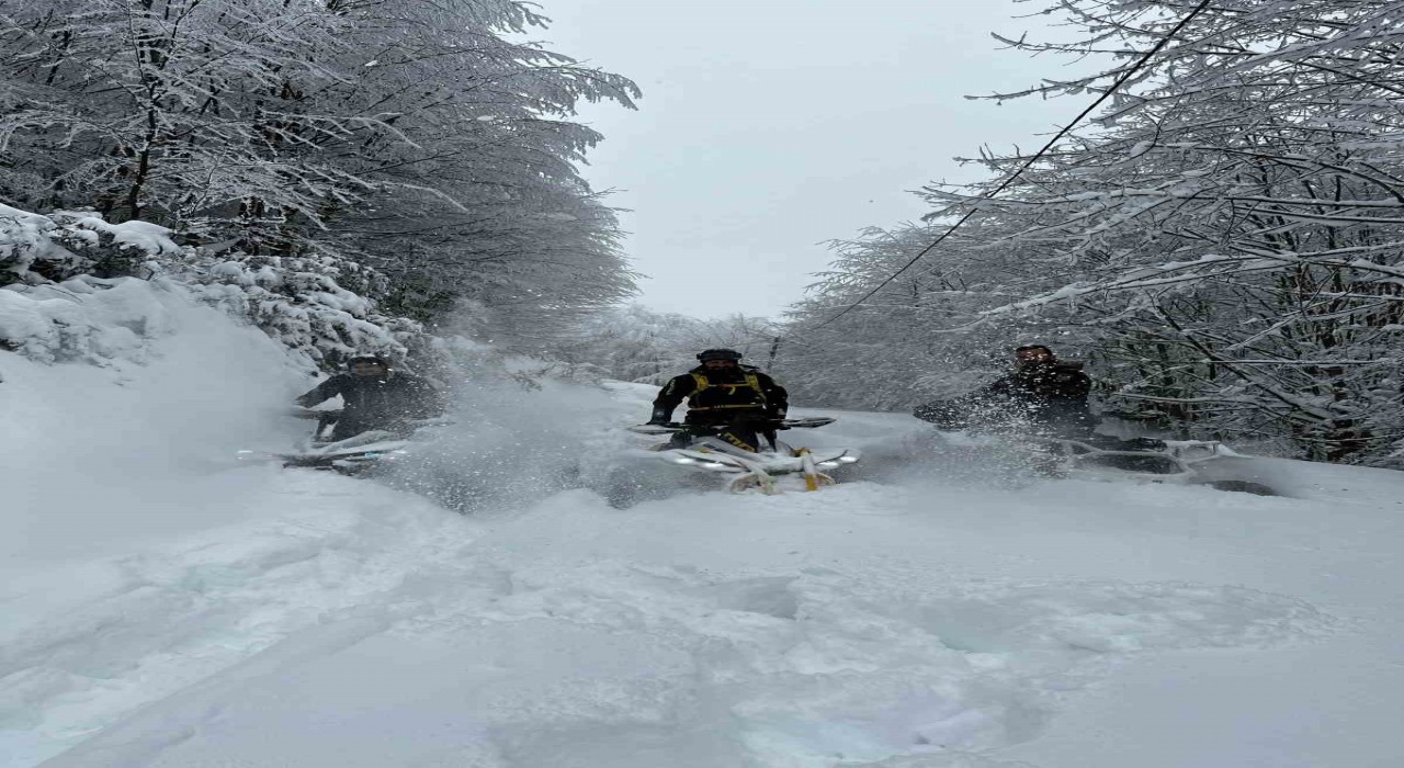 Yaylanın zirvesinde ATVlerle Off-Road keyfi