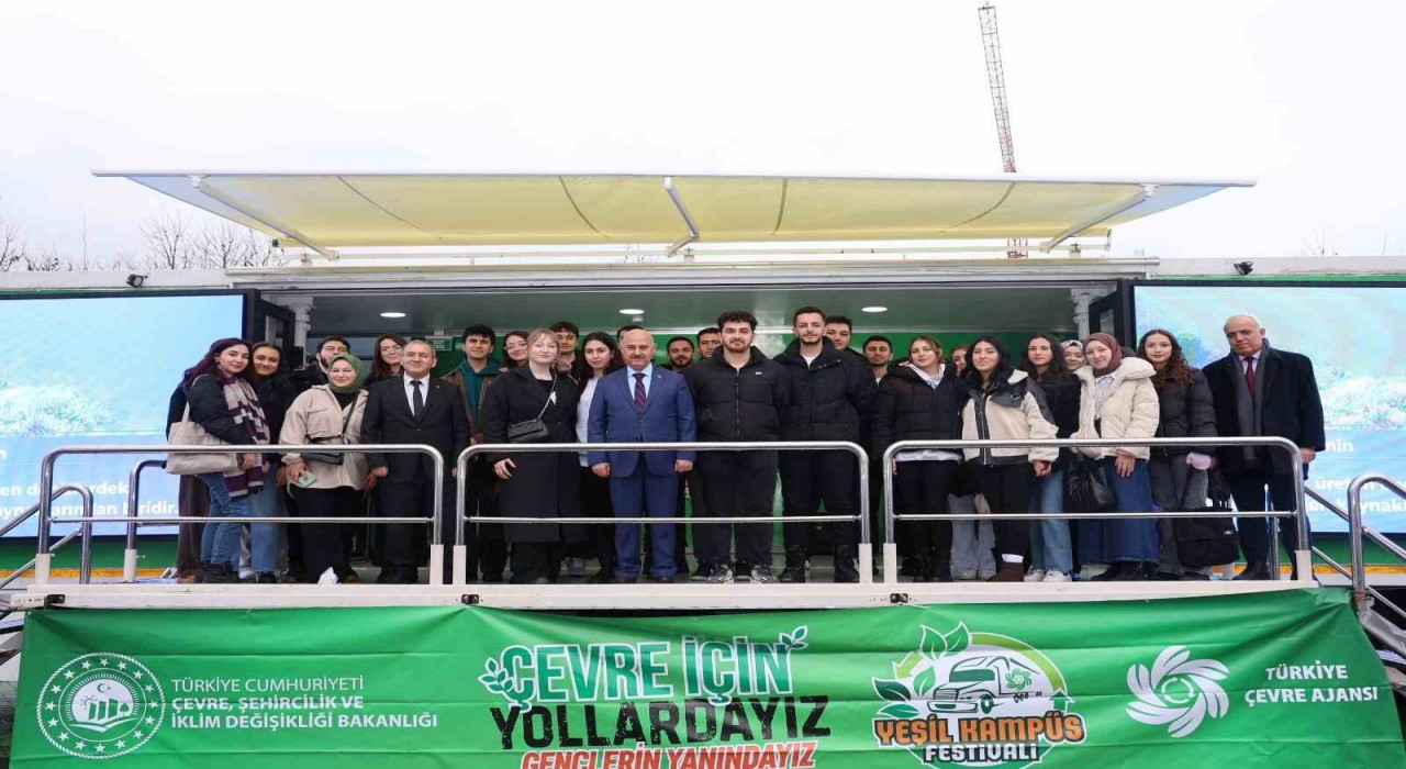 Yeşil kampüs festivali Düzce Üniversitesine konuk oldu