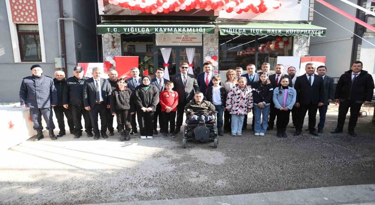 Yığılcaya yeni halk kütüphanesi açıldı