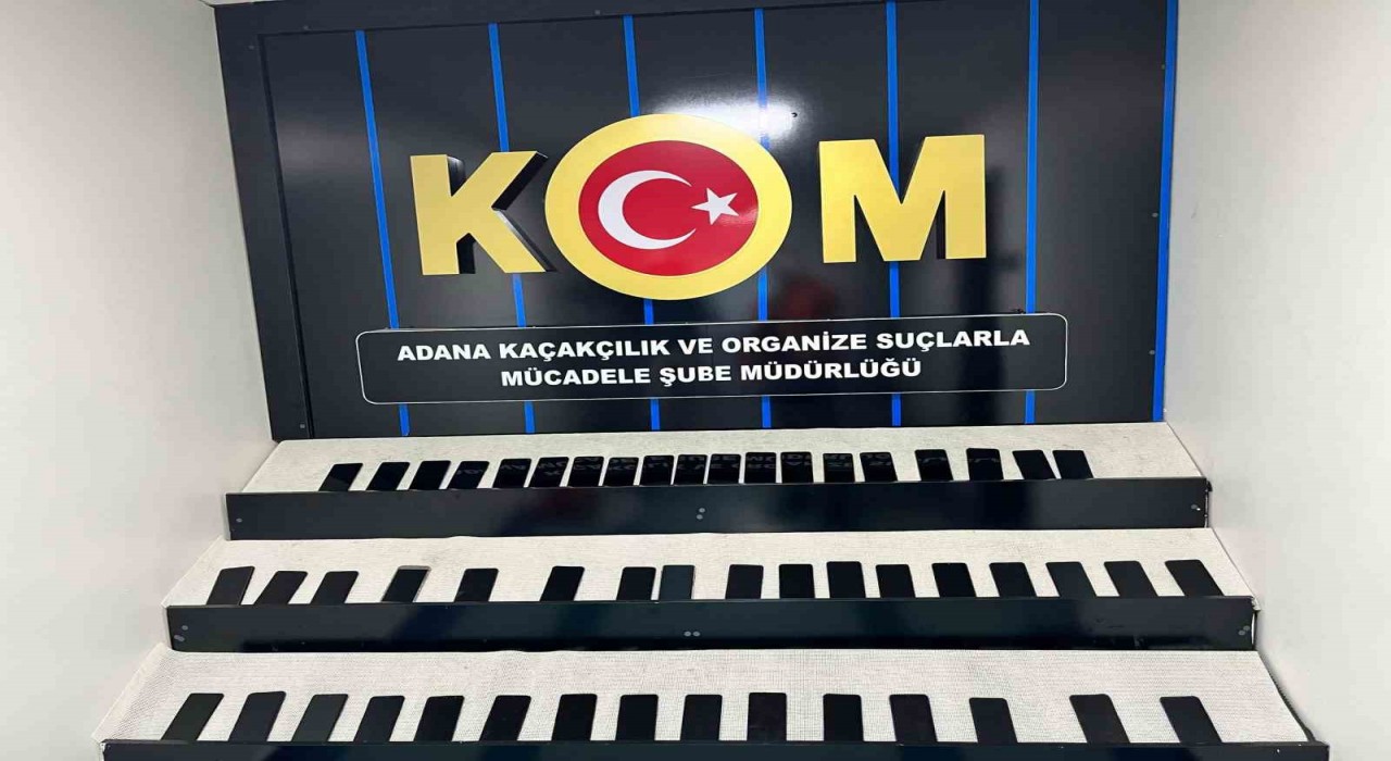 Adanada 51 adet kaçak telefon ele geçirildi