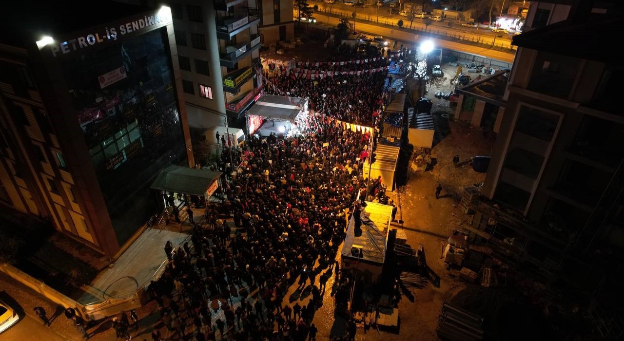 Adıyamanda İmamoğluna destek mitingi