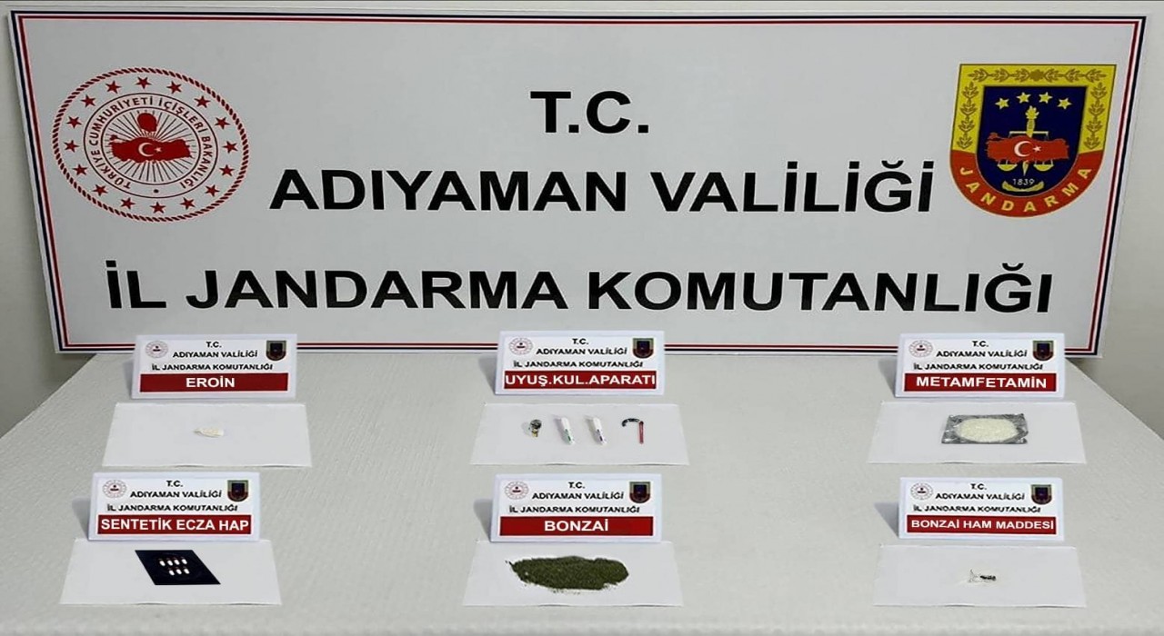 Adıyamanda jandarma ekipleri uyuşturucuya göz açtırmıyor