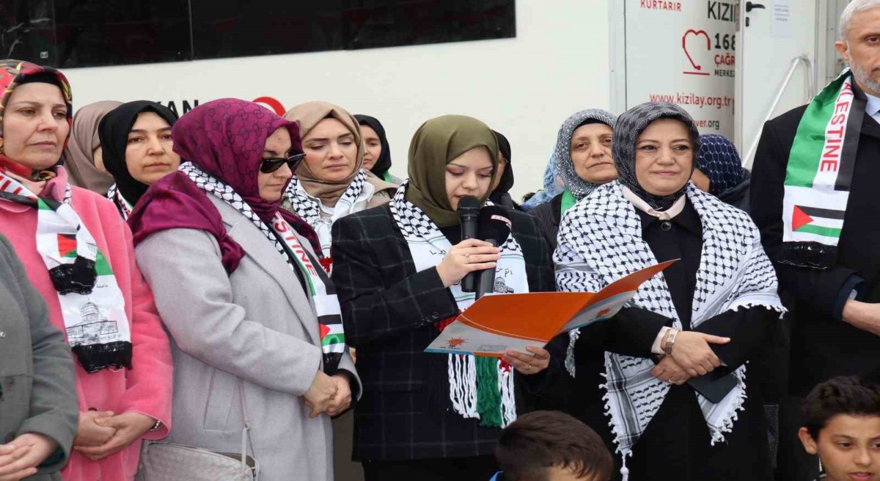 AK Parti Kütahya İl Kadın Kolları Başkanı Sevde Nur Karabacak Çakıcıdan, Filistin için boykot çağrısı