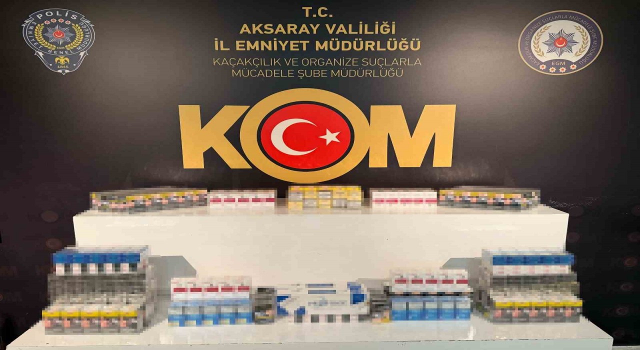 Aksarayda 7 farklı kaçakçılık operasyonu: 6 gözaltı
