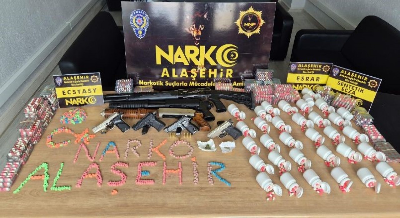 Alaşehirde uyuşturucu operasyonu: 2 tutuklama