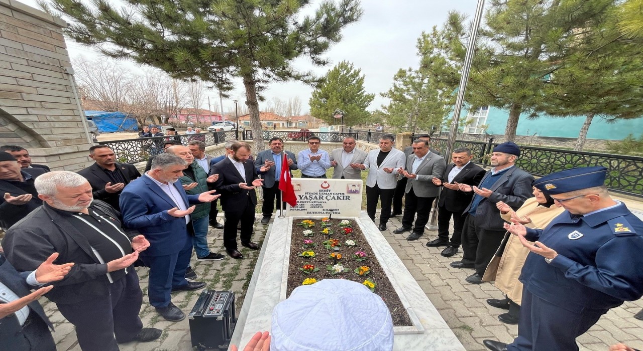 Altıntaşta Şehit Piyade Uzman Çavuş Yaşar Çakır dualarla anıldı