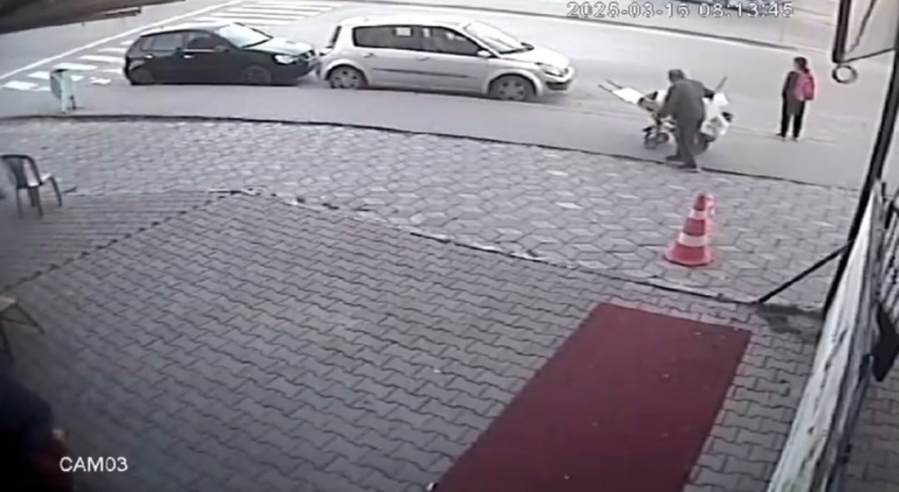 Ankaradaki sandalye hırsızlığı kamerada