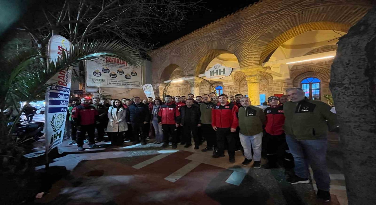 Arama kurtarma ekipleri bir araya geldi