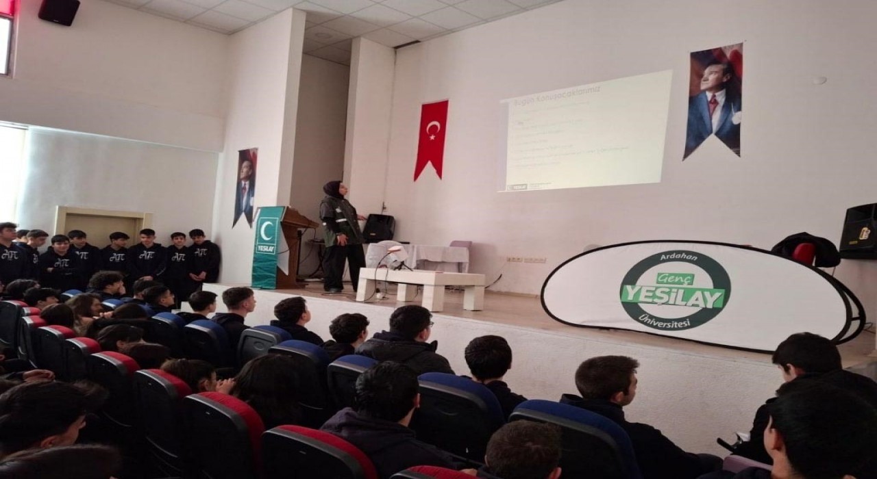 Ardahanda öğrencilere bağımlılıkla mücadele eğitimi