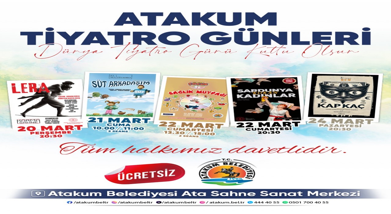 Atakumda tiyatro günleri başlıyor