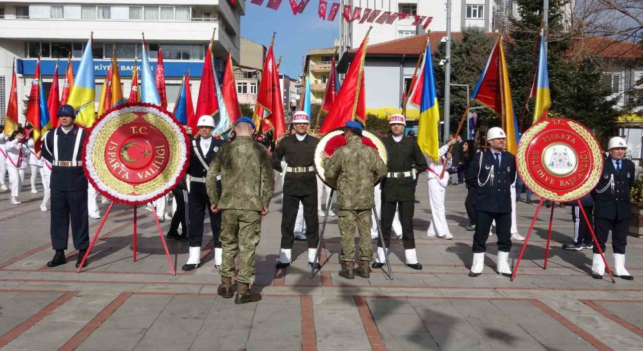 Atatürkün Ispartaya gelişinin 95inci yıl dönümü kutlandı