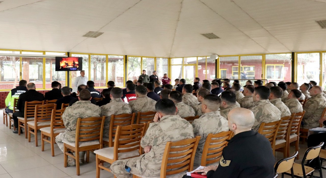 Aydında jandarma personeline orman yangını eğitimi