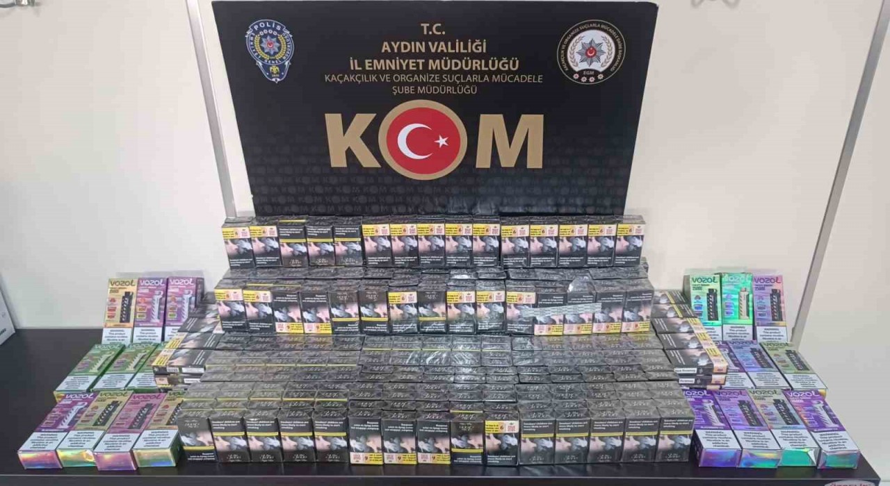 Aydında polis ekipleri kaçakçılığa geçit vermiyor