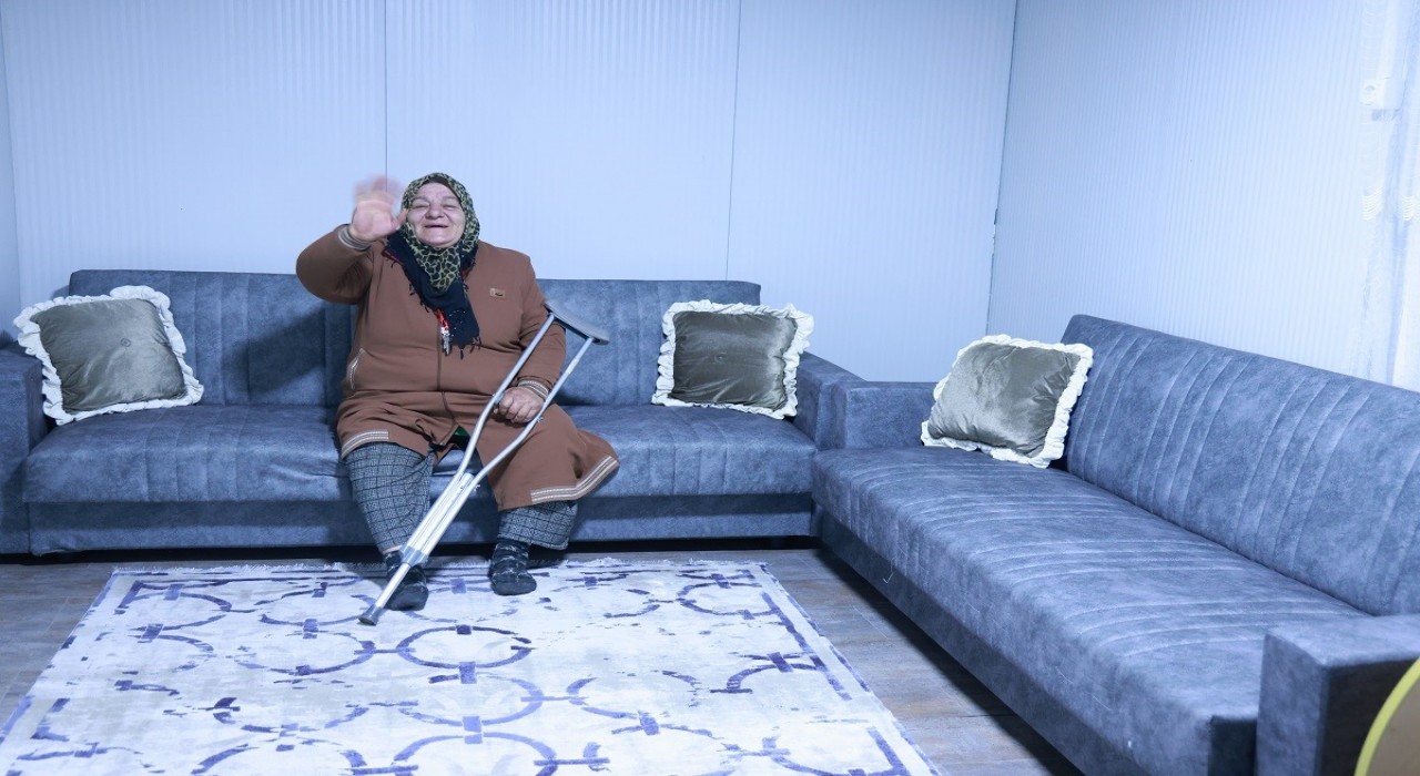 Ayşe Teyzenin hem evi hem gönlü ısındı