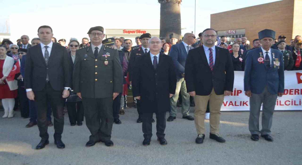 Ayvalıkta Çanakkale Destanının 110. yıldönümü coşkuyla kutlandı