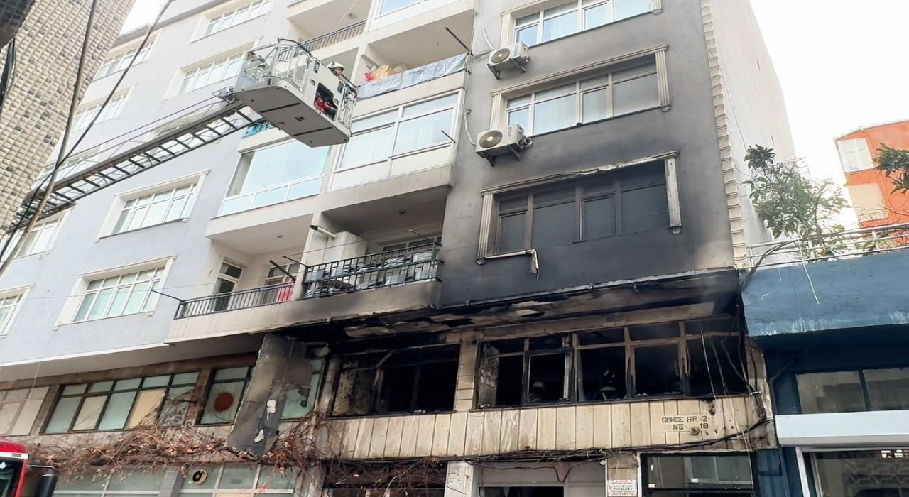 Bahçelievlerde korkutan yangın