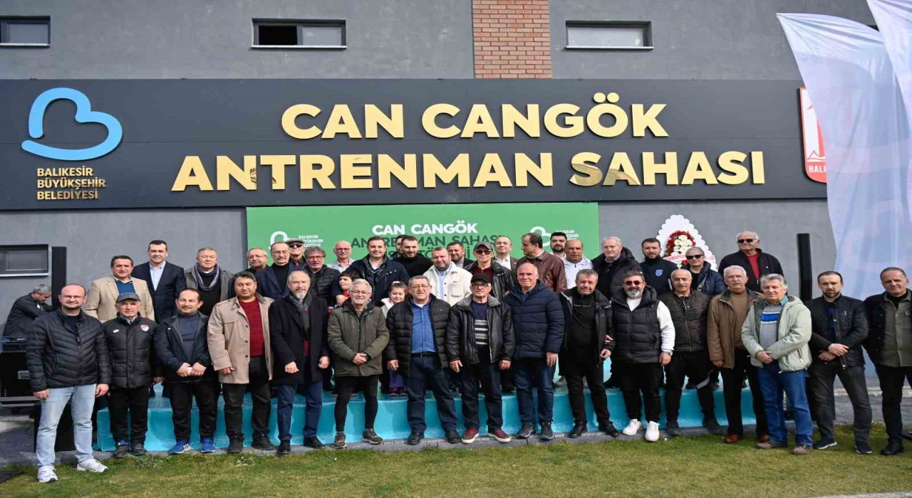 Balıkesirsporun efsane ismi Can Cangökün adı antrenman sahasında yaşayacak