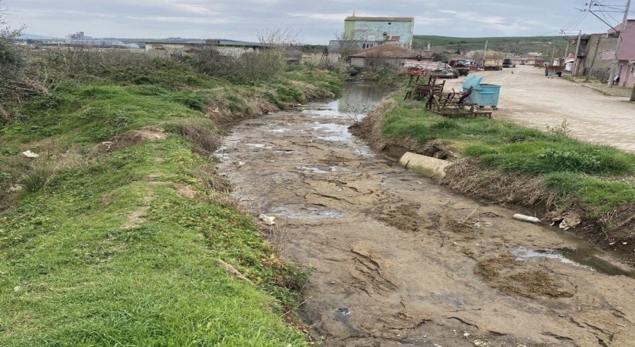 Bandırmada dere kirliliği tepkiye neden oldu