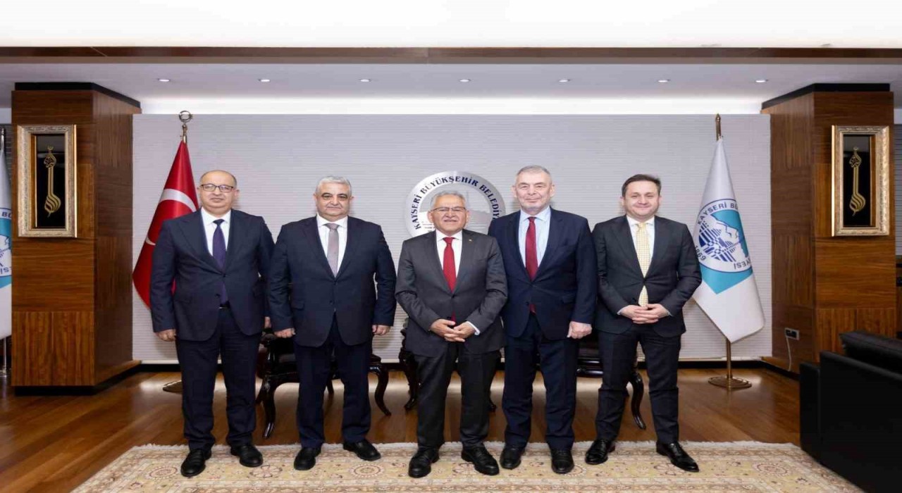 Başkan Büyükkılıça Erciyes Anadolu Holding heyetinden ziyaret