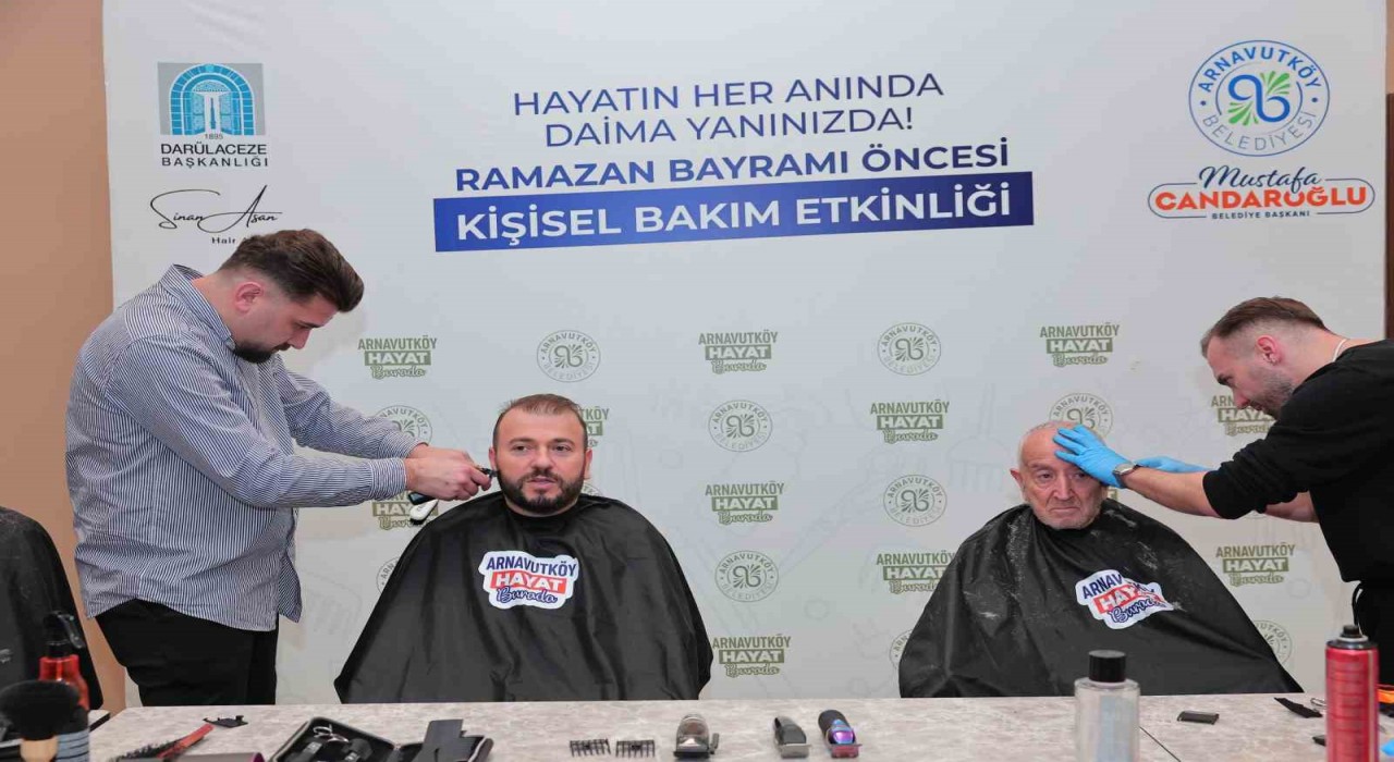 Başkan Candaroğlundan koca çınarlara bayram tıraşı sürprizi