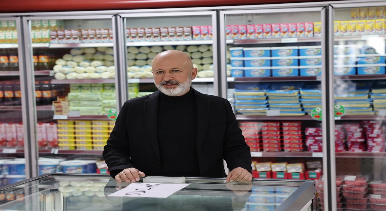 Başkan Çolakbayrakdar, Her türlü ihtiyaca yanıt veren dost market, yılın 12 ayı hemşehrilerimizin yanında