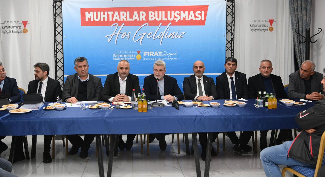 Başkan Görgel, Andırın’da Esnaf ve Muhtarlarla Buluştu