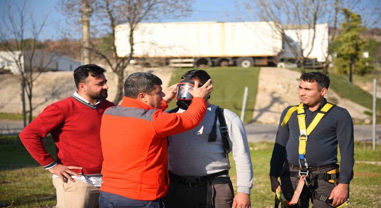 BASKİden personele yüksekte çalışma eğitimi