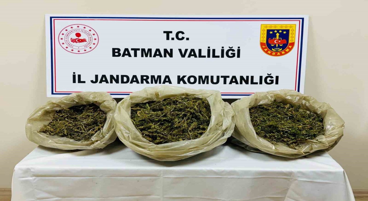 Batmanda bir evde 21 kilo esrar bulundu: 1 tutuklama