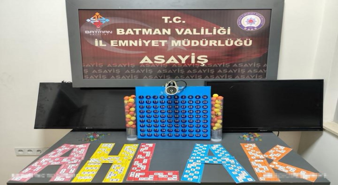 Batmanda kumar oynayan 41 kişiye 379 bin TL ceza