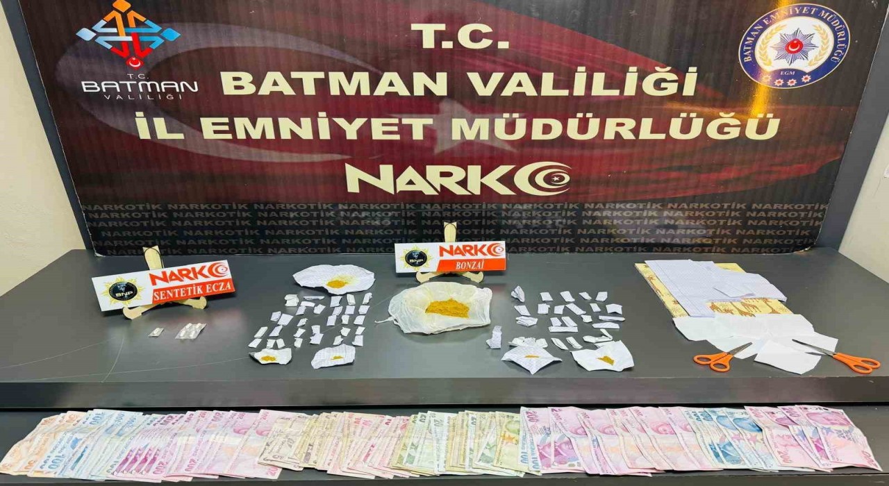 Batmanda uyuşturucu operasyonu: 3 kişi tutuklandı