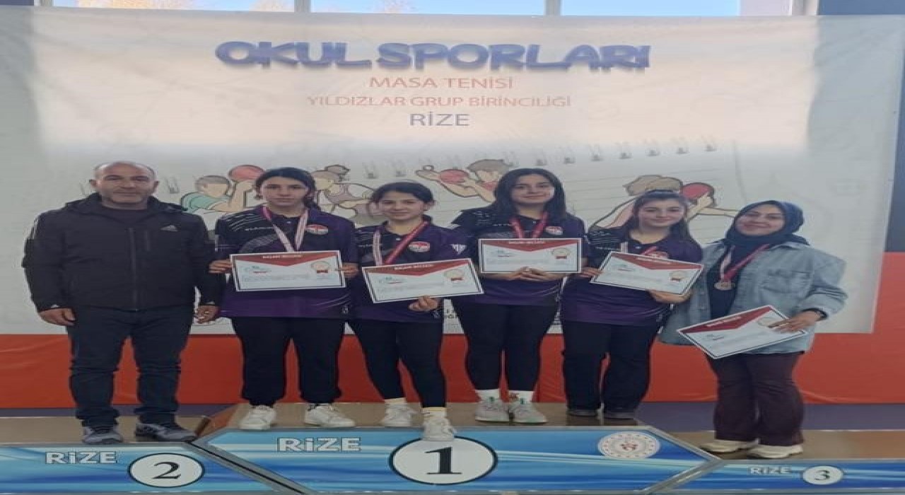 Bayburt takımı teniste ikinci oldu