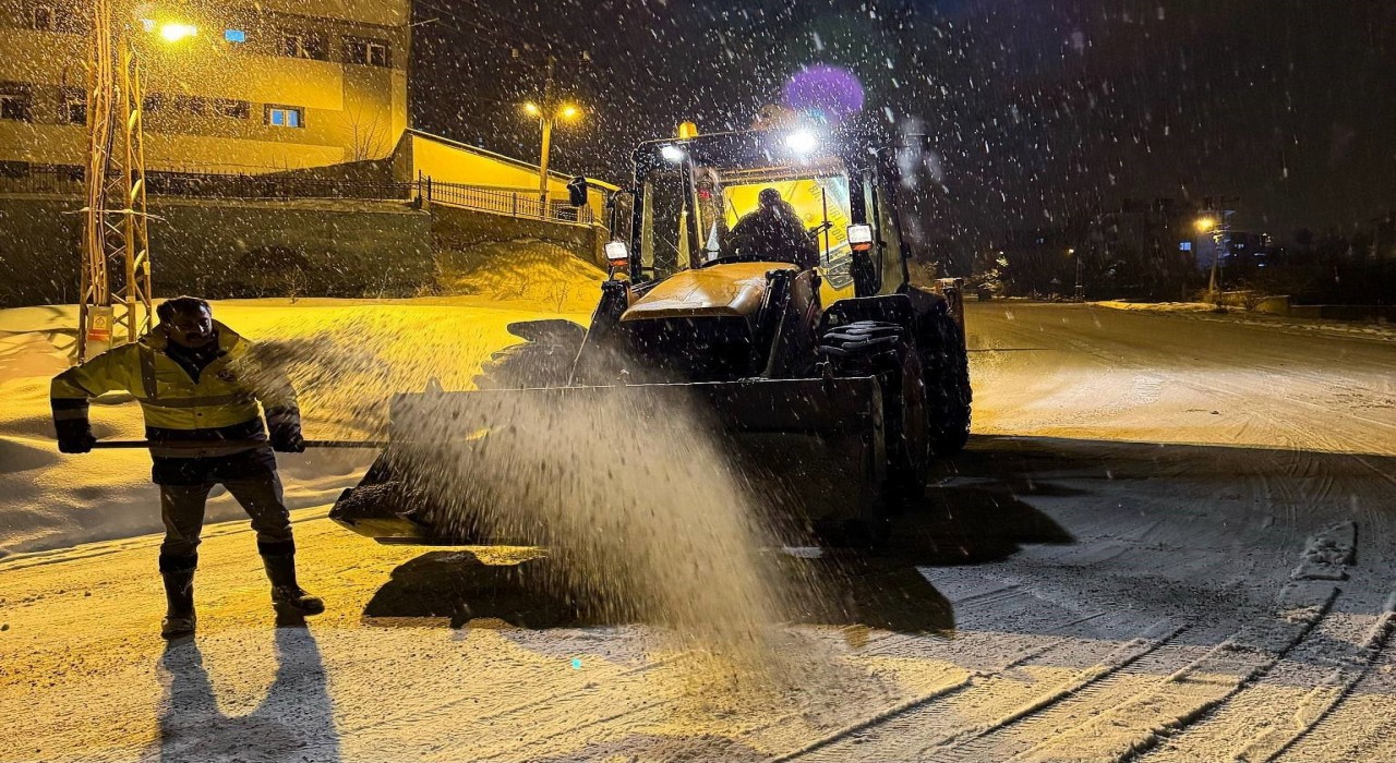 Bayburtta en düşük hava sıcaklığı Aydıntepede eksi 9 derece oldu