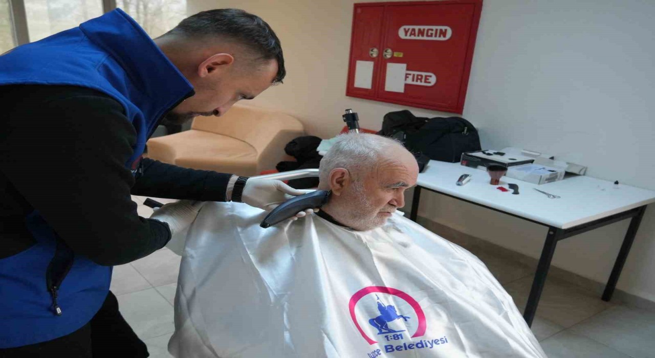 Bayram tıraşı belediyeden