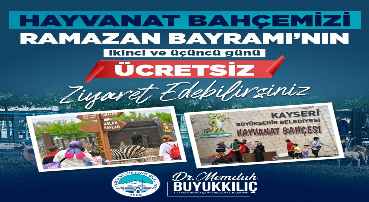 Bayramda hayvanat bahçesi ücretsiz