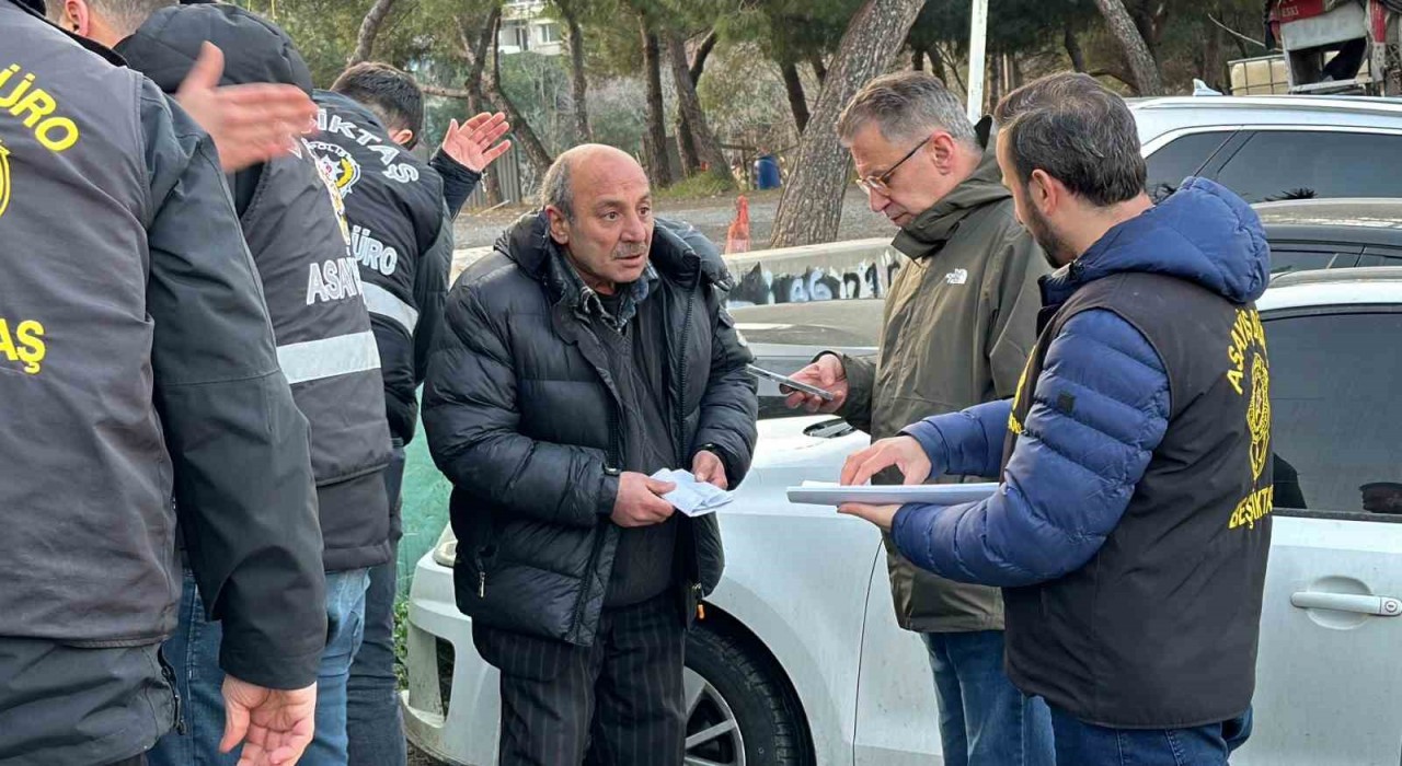 Beşiktaşta vale denetimi: 7 kişiye para cezası kesildi