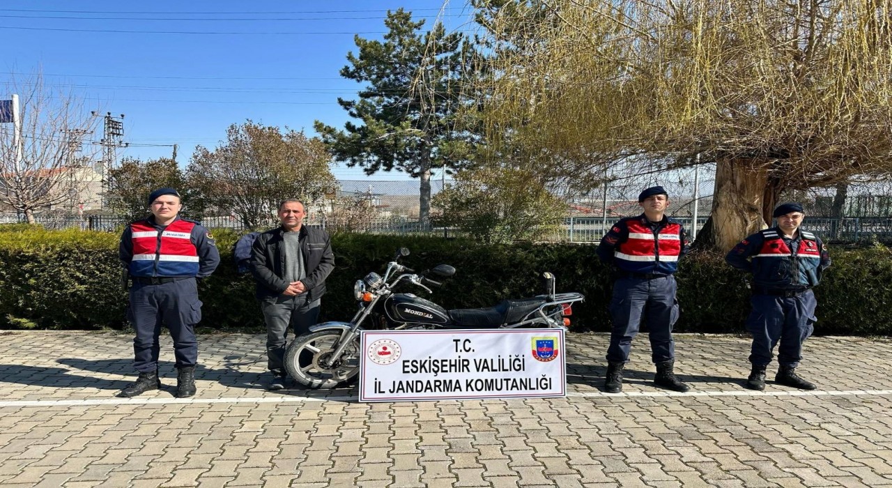 Beylikovada çalışan motosiklet aynı gün il merkezinde ele geçirildi
