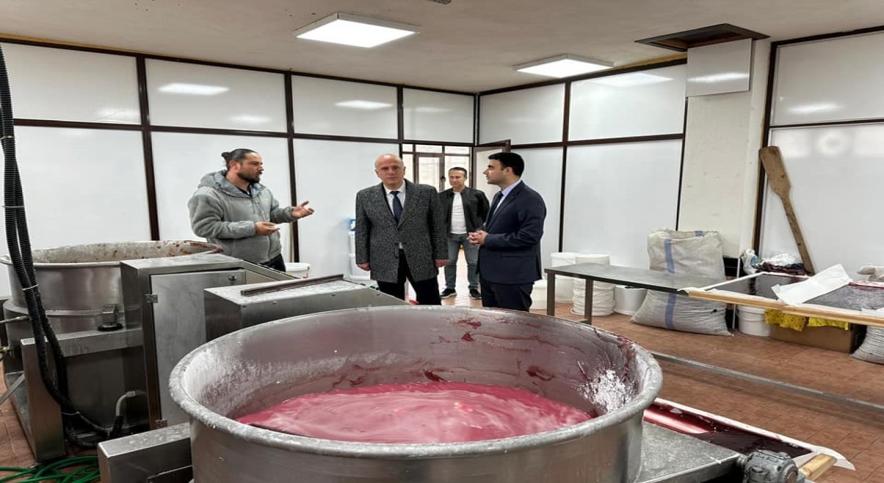 Bilecikin yöresel ürünü meşhur ayva lokumu üretim tesisine ziyaret