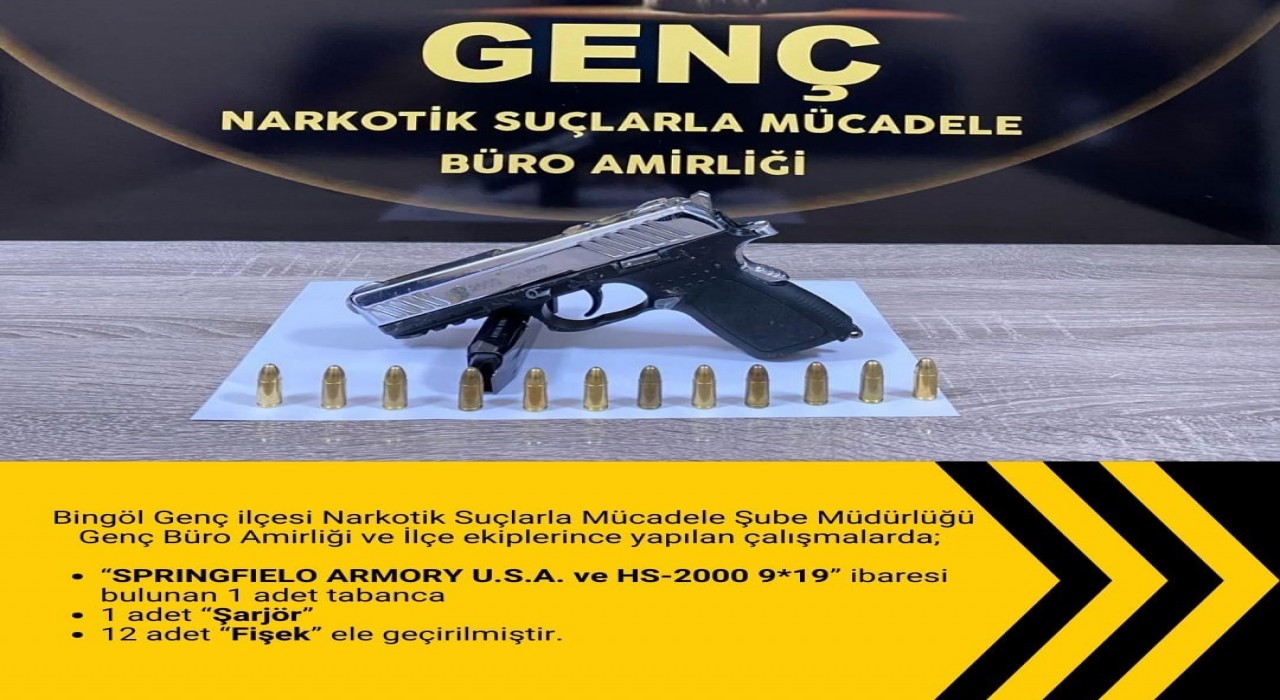 Bingölde ruhsatsız silah operasyonu