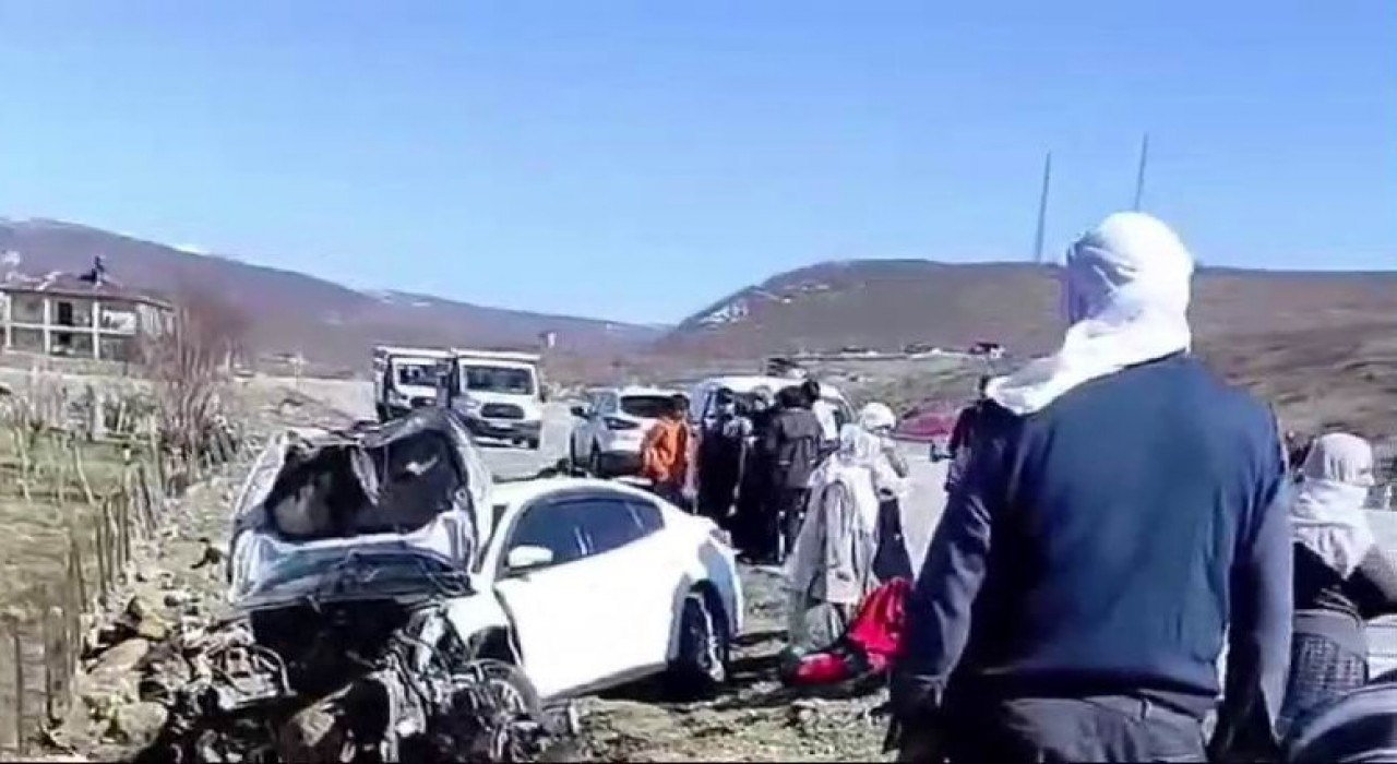 Bingölde trafik kazası: 2 yaralı